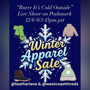 ❄️Winter Apparel Sale❄️12/6 @3:45pm pst